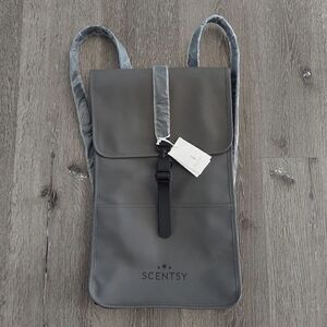 NEW Rains 1220 Waterproof Backpack in Charcoal Scentsy Logo